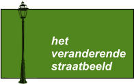 het  veranderende straatbeeld