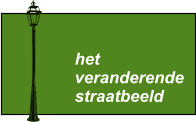 het  veranderende straatbeeld